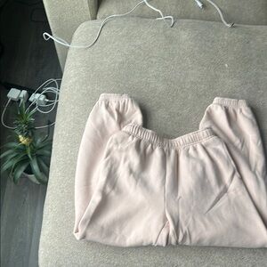 ARITZIA Boyfriend Sweatpants PINK XXS